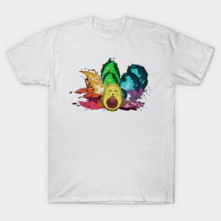 Avogato Avocado Cat Cat Vegan T-Shirt